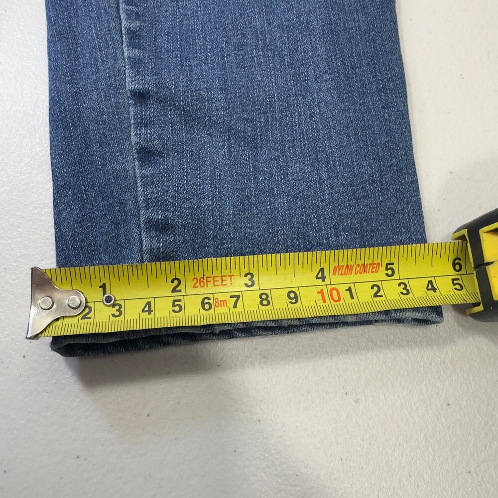 Chico’s 35th anniversary denim floral velvet embroidered jeggins sz 0.5P boho - Picture 7 of 12